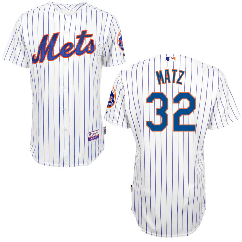 New York Mets #32 Matz White 2015 Authentic Personalized Home Jersey