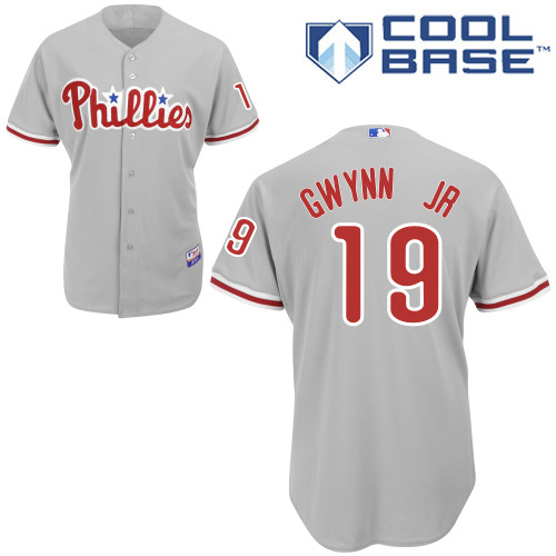 Philadelphia Phillies 2015#19 Gwynn jr Personalized Home Gray Jersey