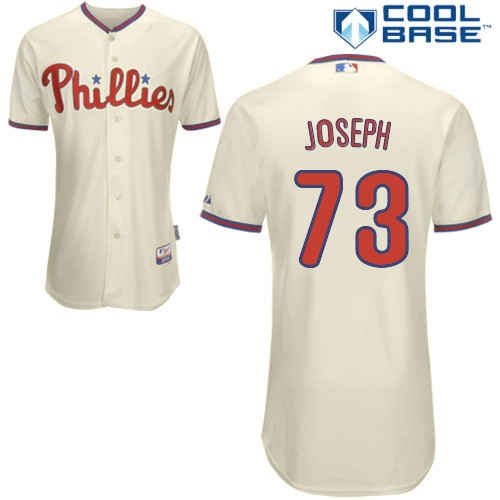 Philadelphia Phillies 2015#73 Joseph Personalized Home Beige Jersey