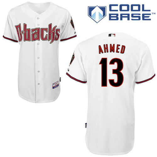 Arizona Diamondbacks #13 Ahmed White Authentic Personalized Home cool Jersey