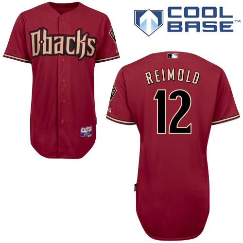 Arizona Diamondbacks #12 Reimold Authentic Personalized Alternate cool Jersey