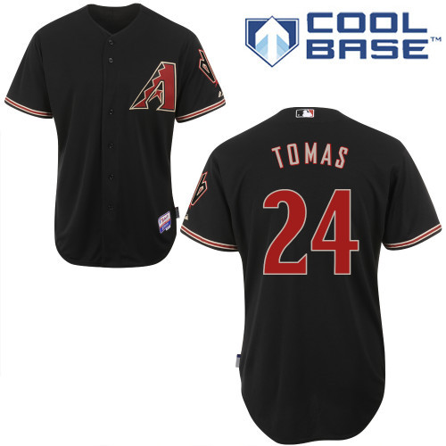 Arizona Diamondbacks #24 Tomas Black Authentic Personalized Alternate Home cool Jersey