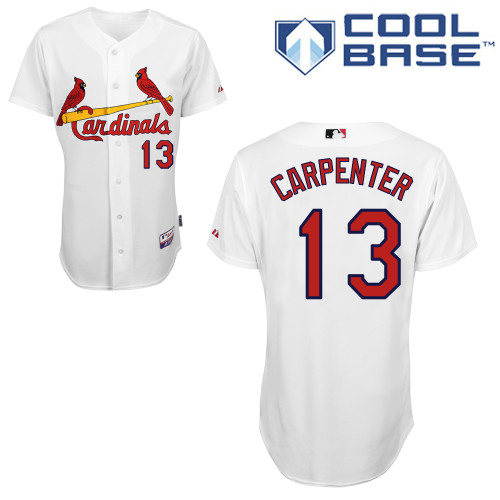 St.Louis Cardinals #13 Carpenter White Baseball Jersey St.Louis Cardinals #13 Carpenter White Baseball Jersey