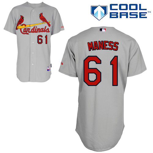 St.Louis Cardinals #61 Maness Gray  Baseball Jersey