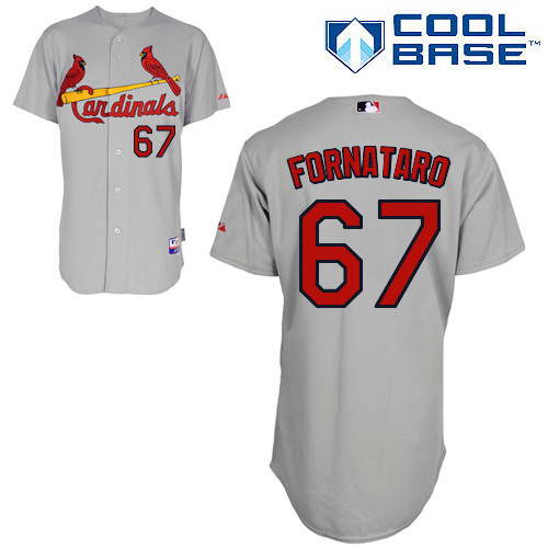 St.Louis Cardinals #67 Fornataro Gray  Baseball Jersey