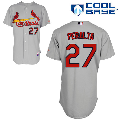 St.Louis Cardinals #27 Peralta Gray  Baseball Jersey
