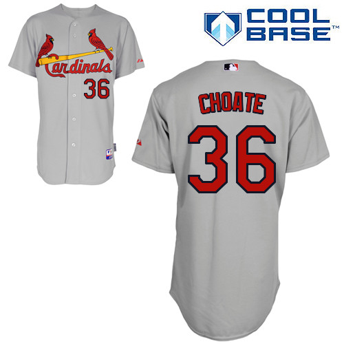 St.Louis Cardinals #36 Choate Gray  Baseball Jersey