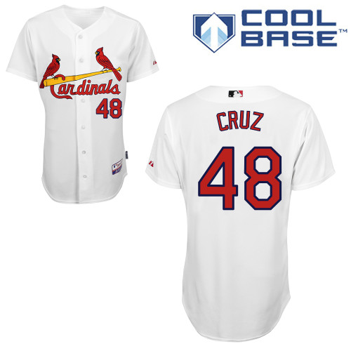 St.Louis Cardinals #48 Cruz White  Baseball Jersey