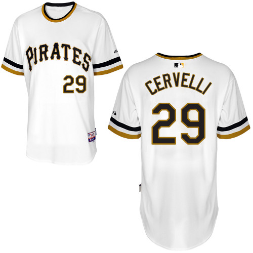 Pittsburgh Pirates #29 Cervelli Authentic Andrew McCutchen Alternate White Jersey