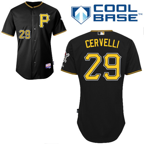 Pittsburgh Pirates #29 Cervrlli Authentic Andrew McCutchen Alternate black Jersey