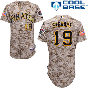 Pittsburgh Pirates 2015 #19Chris Stewart Authentic Andrew McCutchen Alternate Camo Jersey