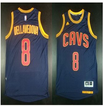 Revolution 30 Cleveland Cavaliers #8 Matthew Dellavedova Navy Blue CavFanatic Stitched NBA Jersey
