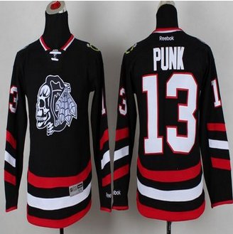 Youth Chicago Blackhawks #13 Punk Black(White Skull) 2014 Stadium Series Stitched NHL jersey Youth Chicago Blackhawks #13 Punk Black(White Skull) 2014 Stadium Series Stitched NHL jersey