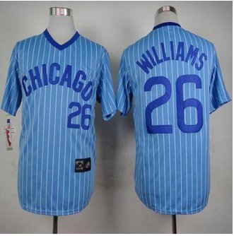 Chicago Cubs #26 Billy Williams Blue(White Strip) Cooperstown Throwback Stitched Baseball Jersey Chicago Cubs #26 Billy Williams Blue(White Strip) Cooperstown Throwback Stitched Baseball Jersey