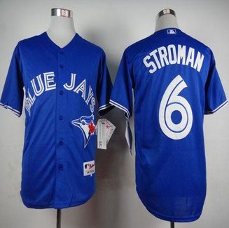 Toronto Blue Jays #6 Marcus Stroman Blue Alternate Cool Base Stitched Baseball Jersey
