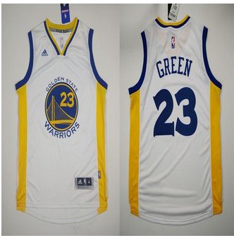 Revolution 30 Golden State Warrlors #23 Draymond Green White Stitched NBA Jersey