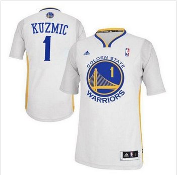 Revolution 30 Golden State Warrlors #1 Ognjen Kuzmic White Alternate Stitched NBA Jersey