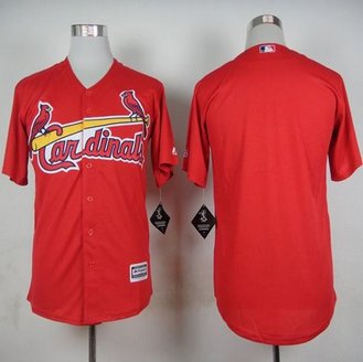 St. Louis Cardinals Blank Red Cool Base Stitched Baseball Jersey