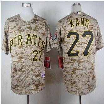 Pittsburgh Pirates #27 Jung-ho Kang Camo Alternate Cool Base Stitched Baseball Jersey