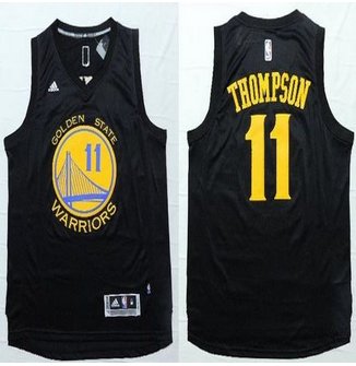 Golden State Warrlors #11 Klay Thompson Black Fashion Stitched NBA Jersey Golden State Warrlors #11 Klay Thompson Black Fashion Stitched NBA Jersey