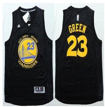 Golden State Warrlors #23 Draymond Green Black Fashion Stitched NBA Jersey