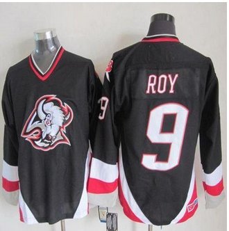 Buffalo Sabres #9 Derek Roy Black CCM Throwback Stitched NHL Jersey