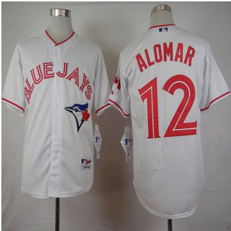 Toronto Blue Jays #12 Roberto Alomar White 2015 Canada Day Stitched Baseball Jersey