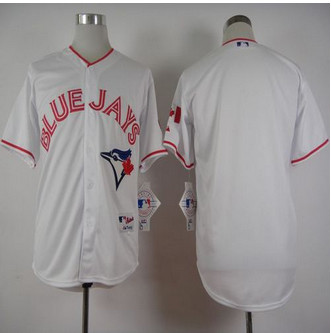Toronto Blue Jays Blank White 2015 Canada Day Stitched Baseball Jersey