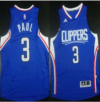 Los Angeles Clippers #3 Chris Paul Blue Stitched NBA Jersey