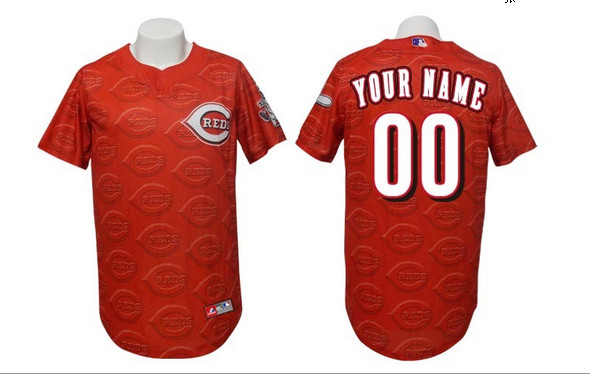 Cincinnati Reds Personalized custom Red Jersey