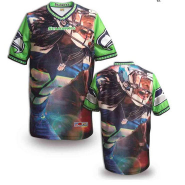 Nike Seattle Seahawks Customized Jersey (17)