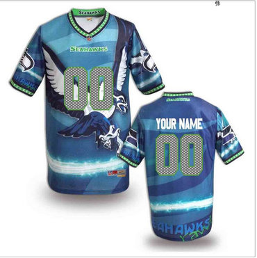 Nike Seattle Seahawks Customized Jersey (7)