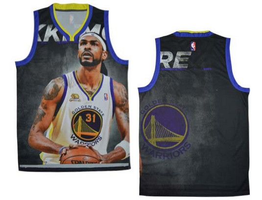 The golden state warriors # 31 blank NBA jerseys（ Moments  version）