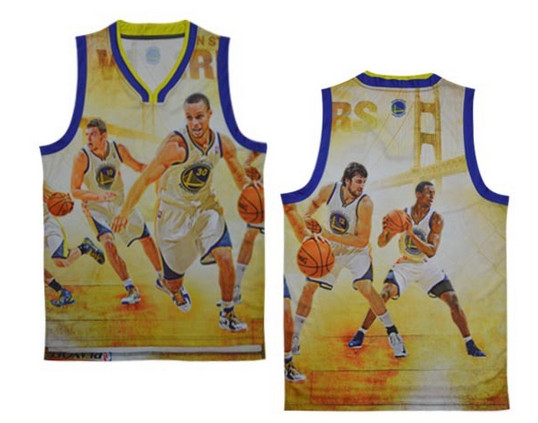 golden state warriors lineup blank NBA jerseys（ Moments version）