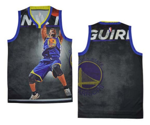 The warriors # 5 blank NBA jerseys（ Moments  version）
