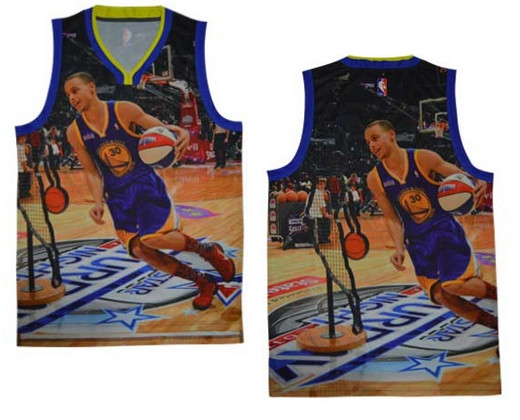 The golden state warriors game libraries in the NBA jerseys（ Moments  version）