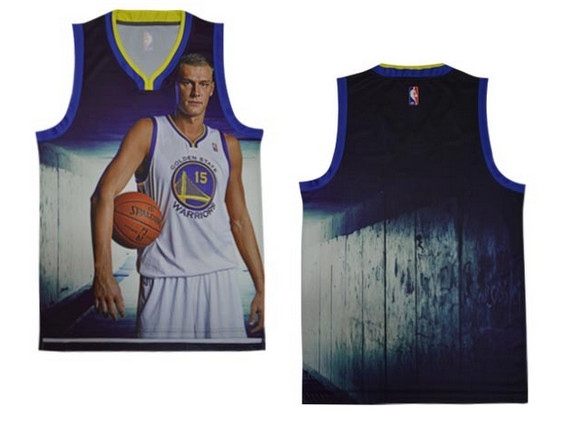 golden state warriors # 15 look straight into the NBA jerseys（ Moments version）