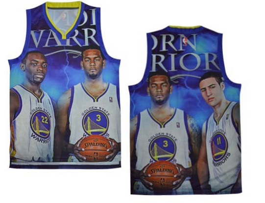 The golden state warriors, three brothers blank NBA jerseys（ Moments version）