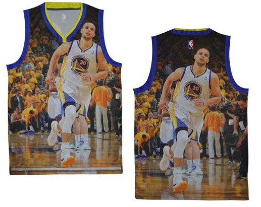 The golden state warriors run libraries in the NBA jerseys（ Moments  version）
