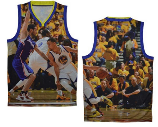 golden state warriors teammates cover in the NBA jerseys（ Moments  version）
