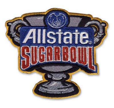 Stitched NCAA Allstate Sugar Bowl Primary Logo Jersey Patch