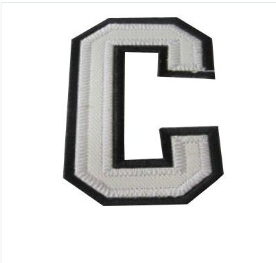 Stitched NHL Patch Philadelphia Flyers Captain White C Patch Stitched NHL Patch Philadelphia Flyers Captain White C Patch