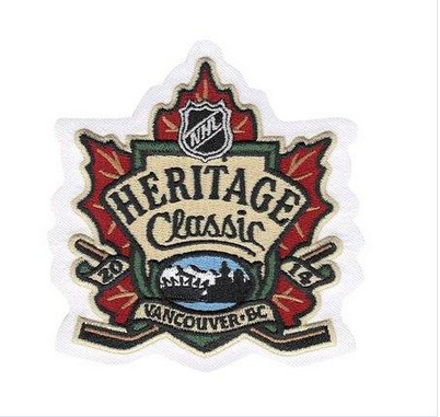 Stitched NHL 2014 Heritage Classic Game Logo Patch (Vancouver Canucks vs. Ottawa Senators)