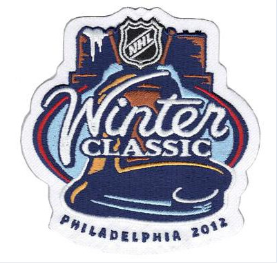 Stitched 2012 NHL Winter Classic Game Logo Jersey Patch (Philadelphia Flyers vs New York Rangers)