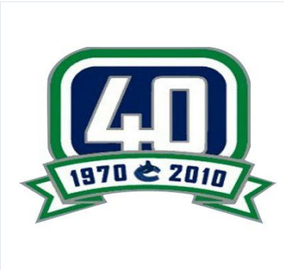 Stitched NHL Vancouver Canucks 40th Anniversary Jersey Patch Stitched NHL Vancouver Canucks 40th Anniversary Jersey Patch