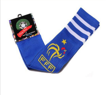 France Soccer Football Sock Blue
