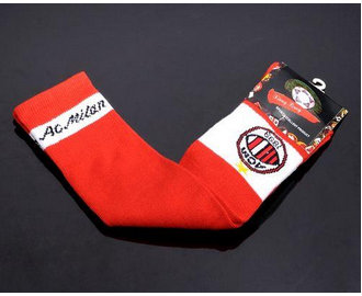 AC Milan Soccer Football Sock Red