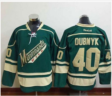 Minnesota Wild #40 Devan Dubnyk Green Stitched NHL Jersey Minnesota Wild #40 Devan Dubnyk Green Stitched NHL Jersey