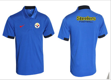 Pittsburgh Steelers Blue Team Issue Performance Polo