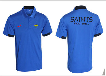 Nike NFL New Orleans Saints Blue Team Issue Performance Polo